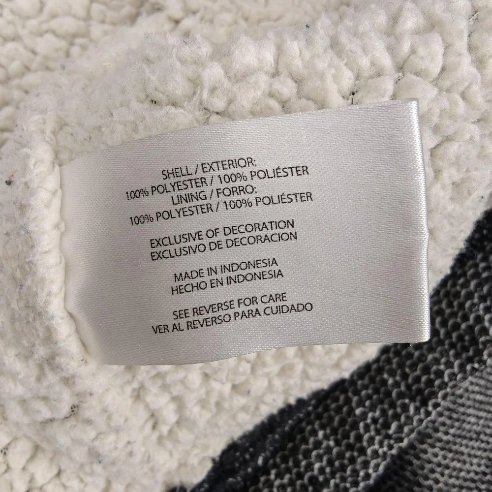 Orvis Sweater Mens Medium Gray Sherpa‎ Lined 1/4 Zip Mock Neck Pullover Fleece